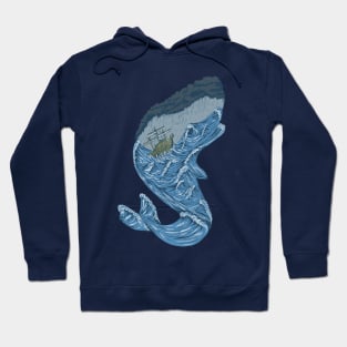 The Whale and the Rough Seas Hoodie